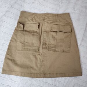 Zara khaki high waist skirt